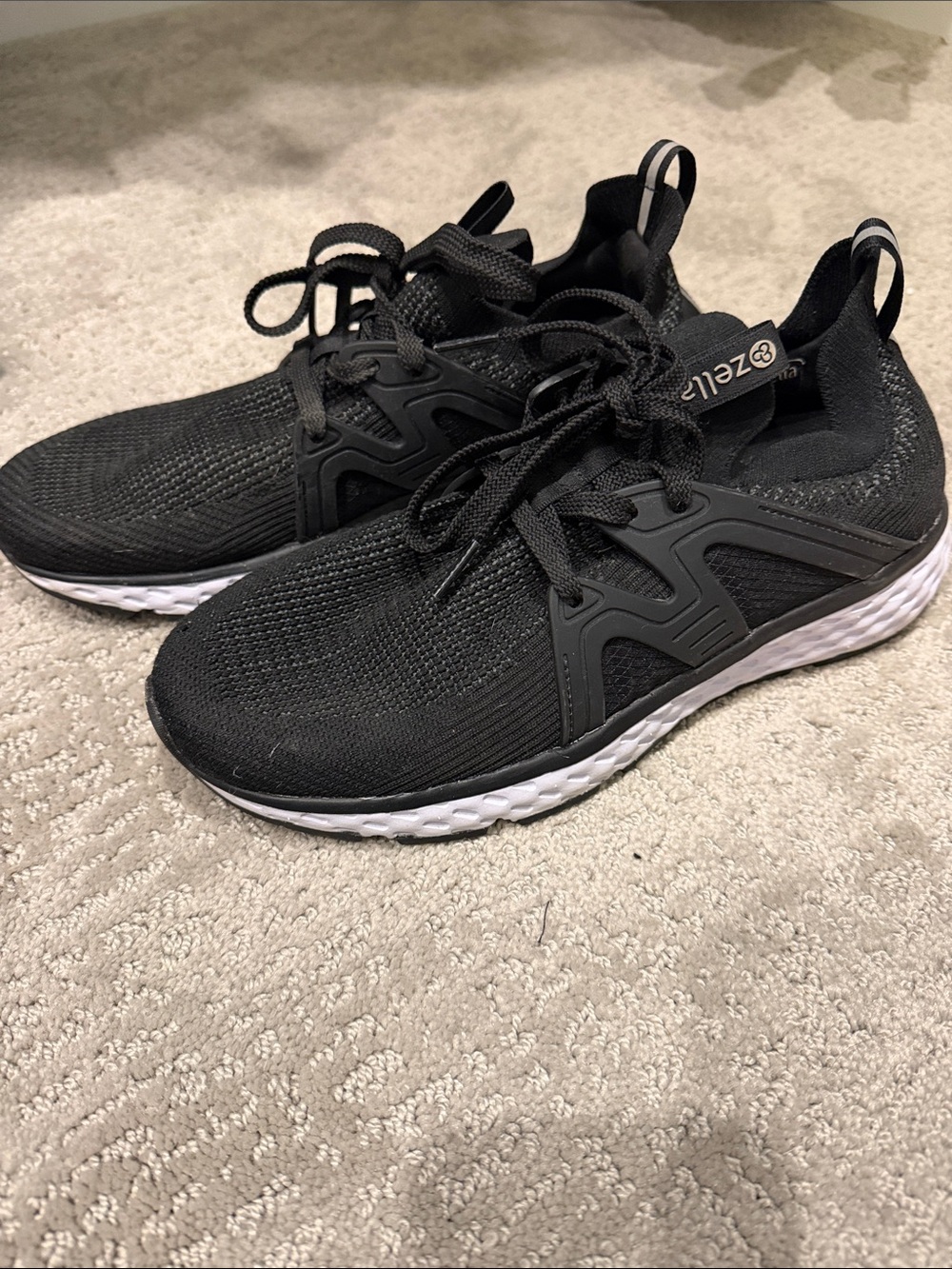 Zella Women's Black Knit Sneakers size 9